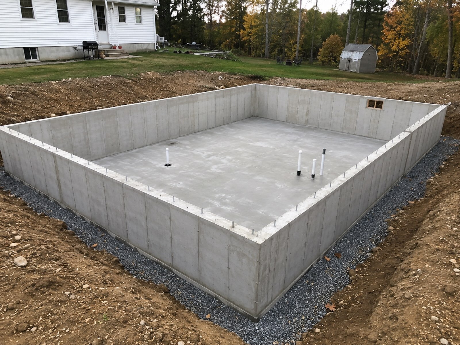 Site assessment and foundation work